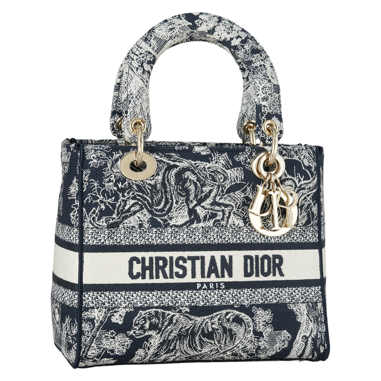 CHRISTIAN DIOR(USED)크리스찬디올 레이디 D LITE 미디엄 백